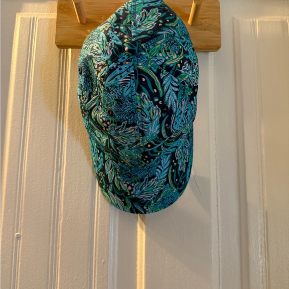 Lilly Pulitzer Pink and Green Patterned Hat - Picture 1 of 3